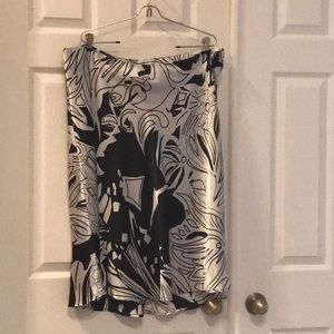 Black and white skirt